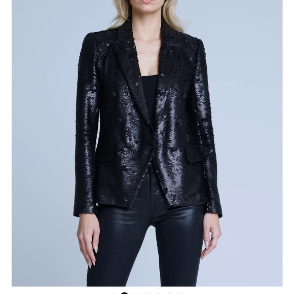 L’Agence Kenzie Sequin Blazer - BRAND NEW - Picture 3 of 8